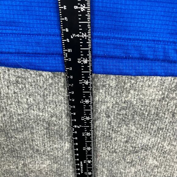 Starter Mens L Blue Quarter Zip Pullover Long Sleeve Athletic Activewear - Picture 2 of 7